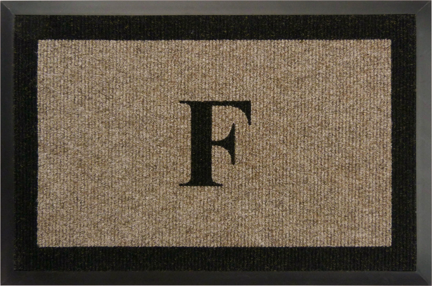 Samson Monogram "F" Door Mat