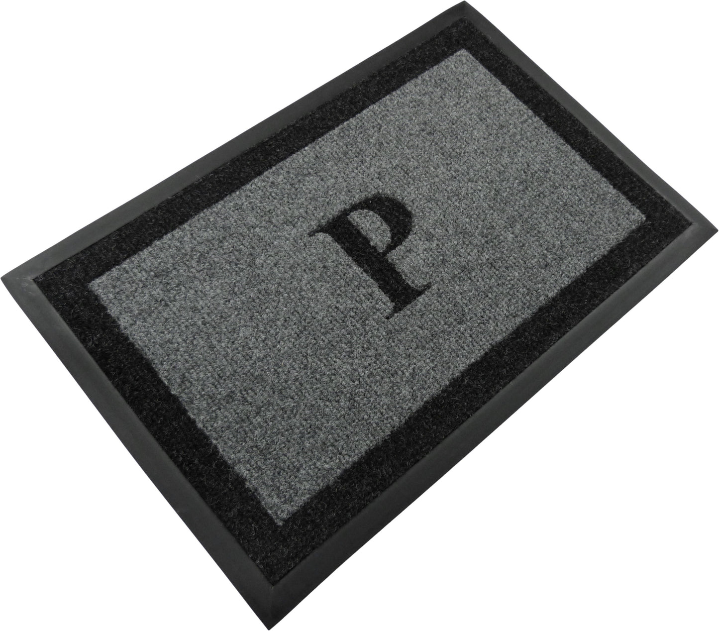 Samson Monogram "P" Door Mat