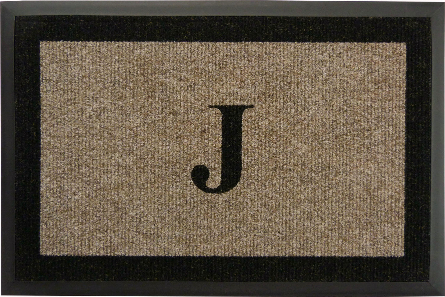 Samson Monogram "J" Door Mat