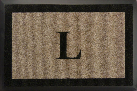 Samson Monogram "L" Door Mat