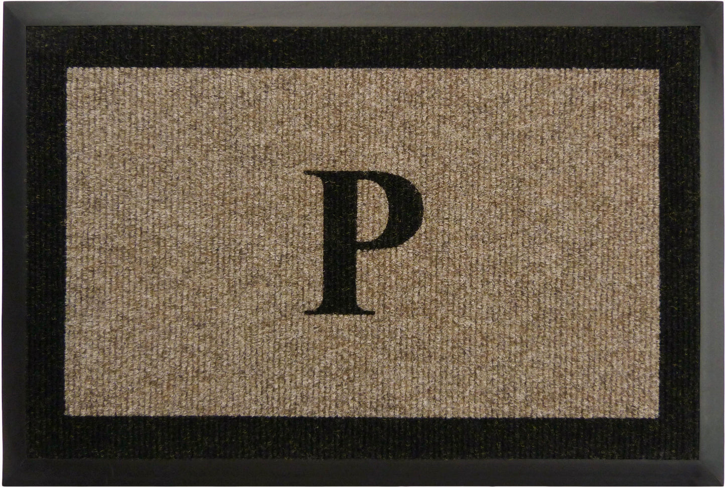 Samson Monogram "P" Door Mat